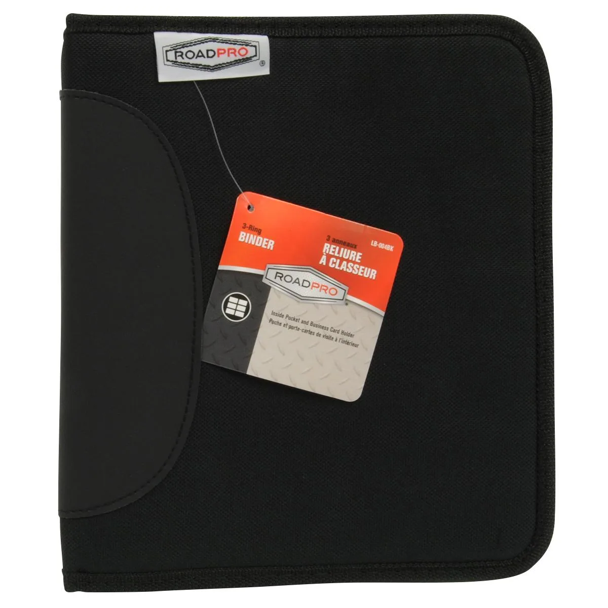 RoadPro RoadPro LB-004BK 3-ring binder 5.5 in ring spacing — product photo