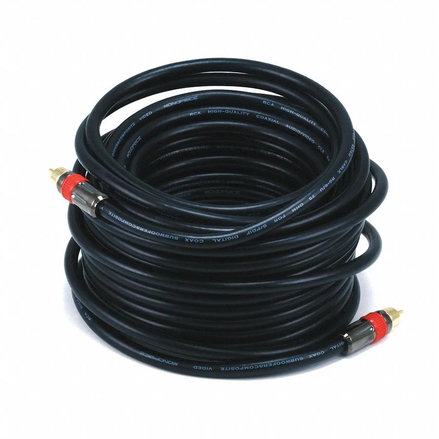 Monoprice Inc. Monoprice Inc. 102684 RCA Cable 50ft RG6/U 75ohm CL2 — product photo