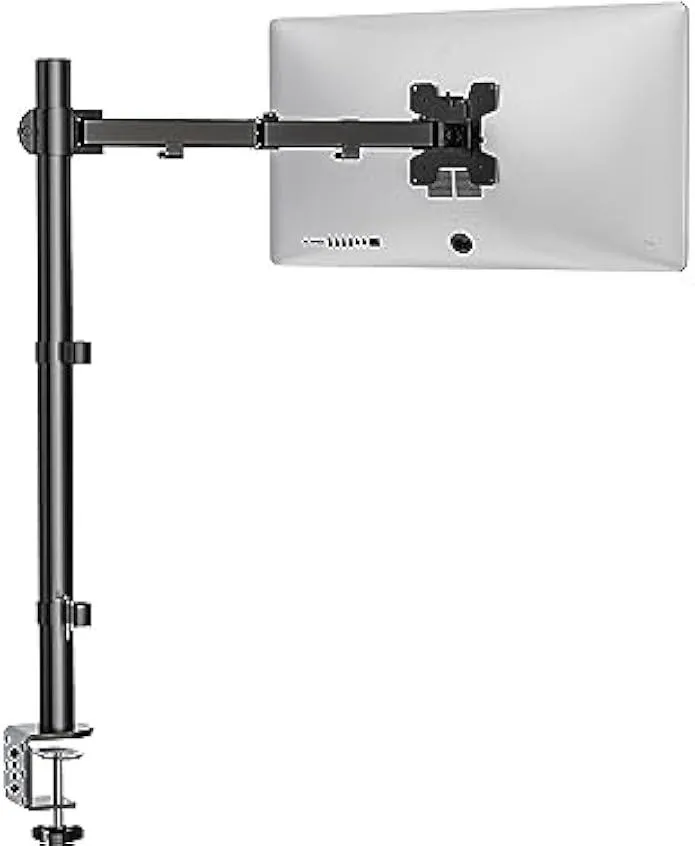 TAURKENAM TAURKENAM Extra Tall Single Monitor Arm 31.5in pole 32in 22lbs office equipment — product photo