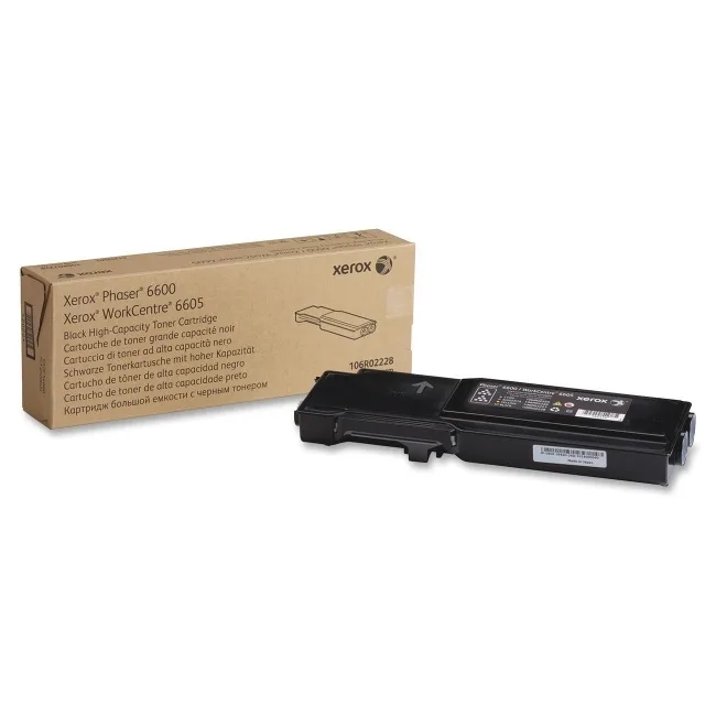 XEROX Xerox 106R02228 High Capacity Black Toner Cartridge Phaser 6600 WorkCentre 6605 — product photo