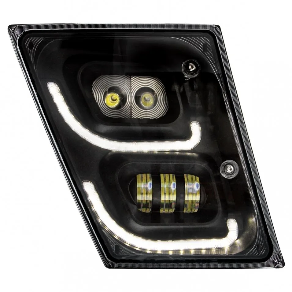 United Pacific Industries United Pacific Blackout LED Fog/DRL Position Light 2013-17 Volvo VNL Passenger 32597 — product photo