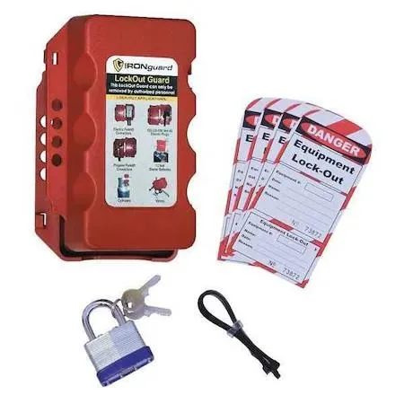 Ironguard Ironguard Equipment Lockout System Red 70-1187 — product photo