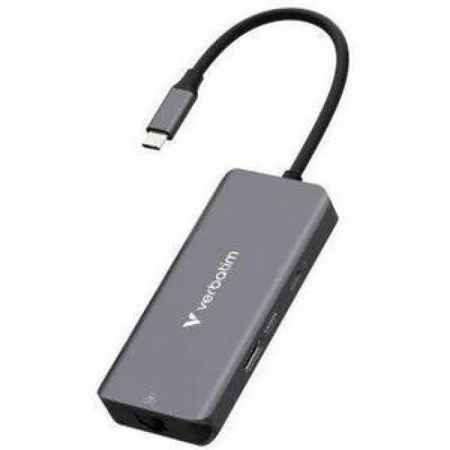 VERBATIM Verbatim 32157 USB-C Essentials Multiport Hub 6 Ports 4K 30Hz docking station — product photo