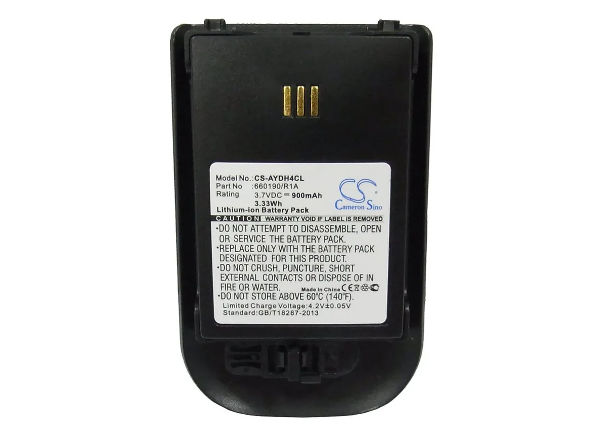 Cameron Sino 900mAh battery for Innovaphone IP62 IP63 Alcatel 8128 8118 Ascom 9d62 i62 D62 DH4-ACAB — product photo
