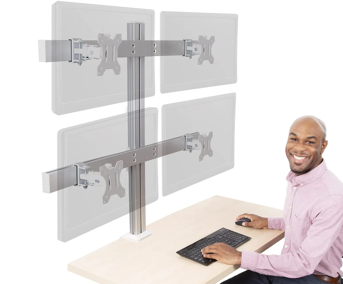 Stand Steady Stand Steady 4 Monitor Mount Silver 17-32 in 15.5 lbs — product photo