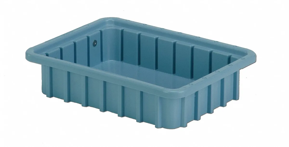 Lewisbins Lewisbins DC1025 Blue Polyethylene Divider Box 10 3/4 in L 2 1/2 in H — product photo
