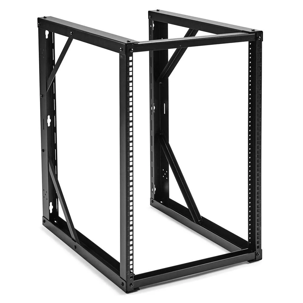 NavePoint NavePoint 15U Wall-Mount Open Frame Server Rack 24.81" Depth — product photo