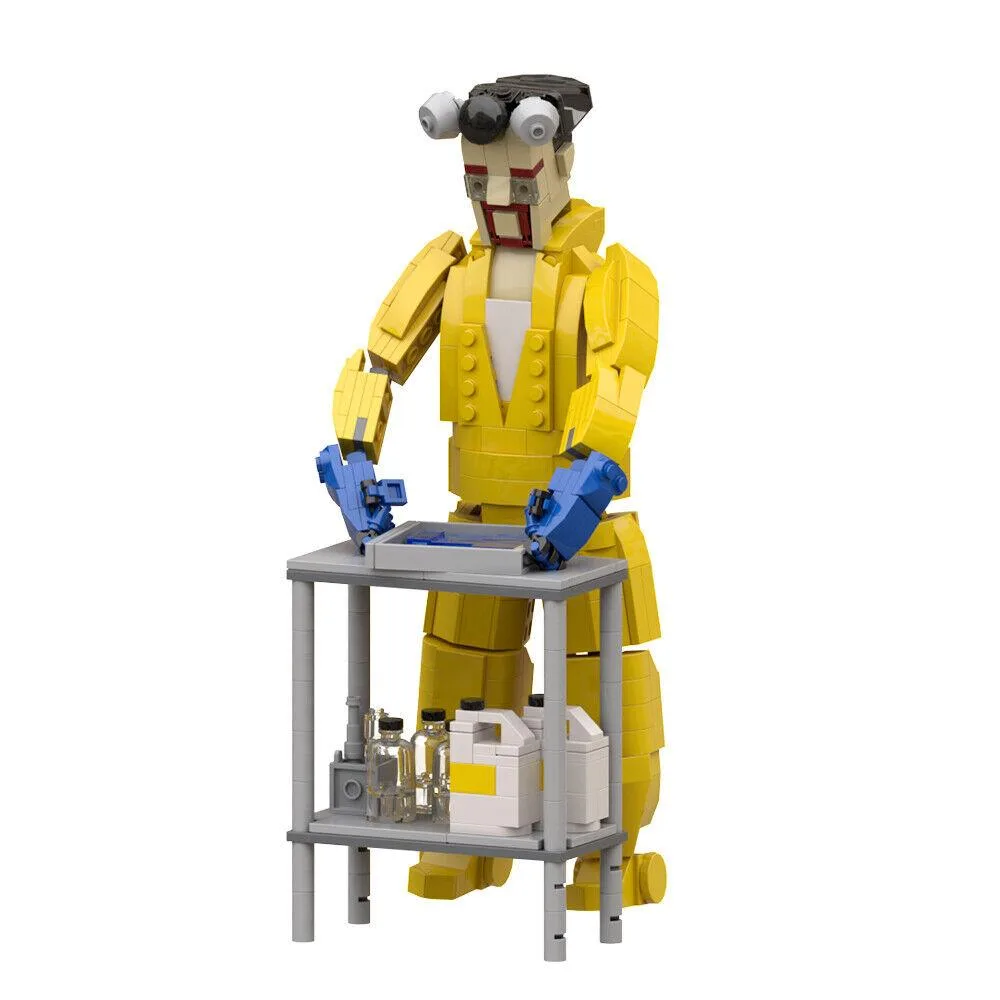 ZITIANYOUBUILD ZITIANYOUBUILD High School Chemistry Teacher &amp; Lab TV Show MOC 577 Pieces — product photo
