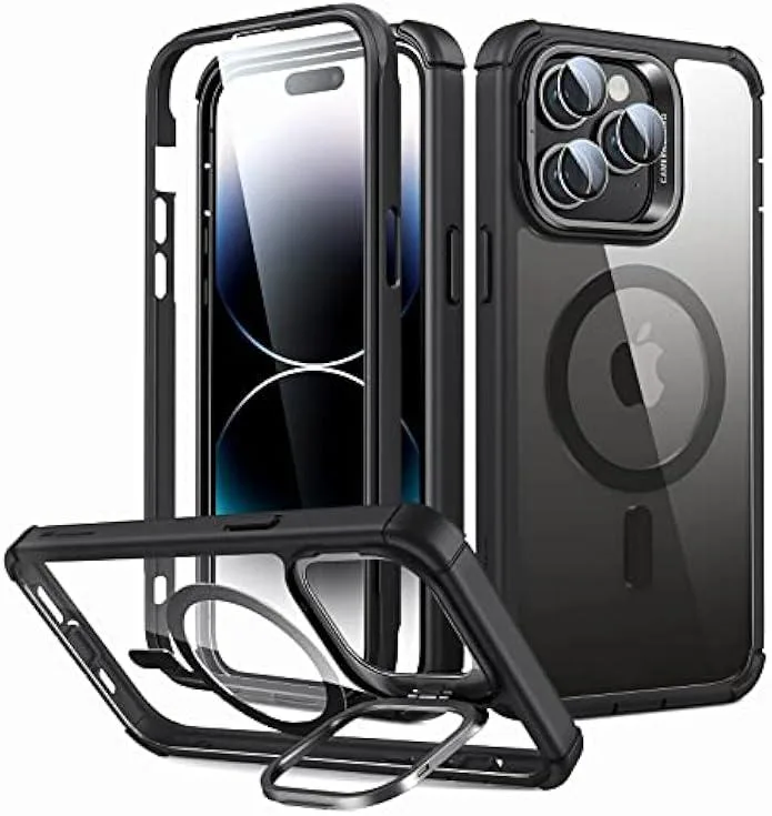 TAURKENAM TAURKENAM Charger Kit for iPhone 14 Pro Max HaloLock Clear Black — product photo