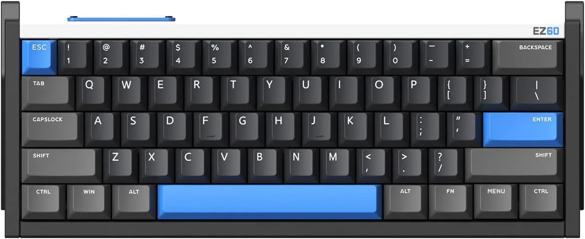 IQUNIX IQUNIX EZ60 60% Gaming Keyboard 61 Keys Magnetic Jade Switches 8000Hz 0.05mm Actuation — product photo
