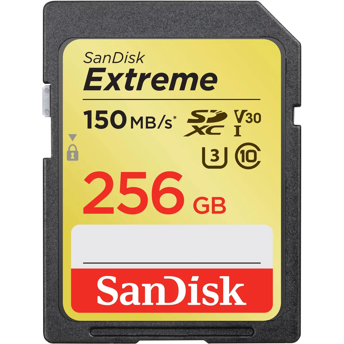 SanDisk SanDisk Extreme 256GB SDXC V30 UHS-I U3 Memory Card — product photo