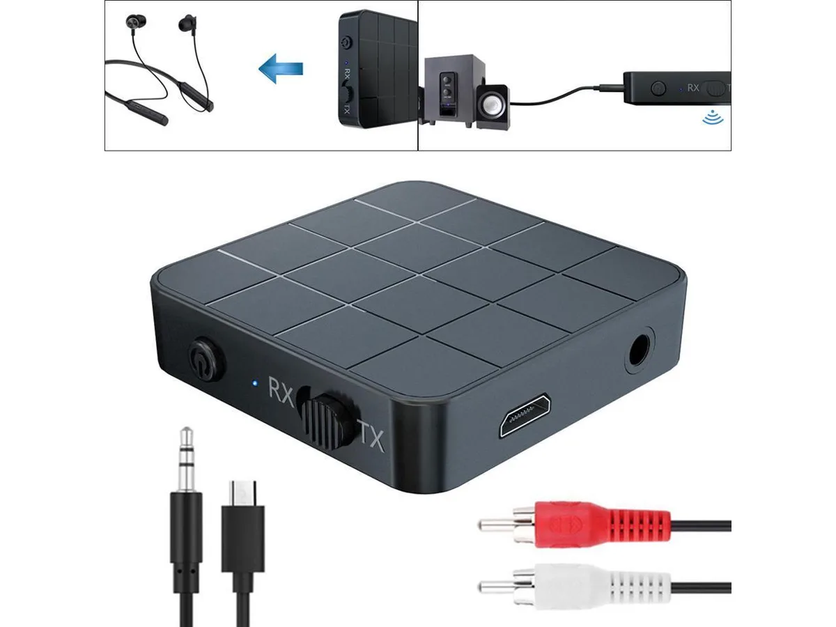 KEHIPI KEHIPI KN321 Bluetooth 5.0 Transmitter Receiver 3.5mm Adapter — product photo
