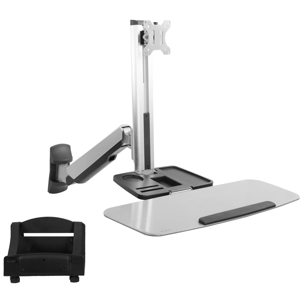 VIVO VIVO STAND-SIT1W Sit-Stand Wall Mount Workstation 32" 20lb — product photo