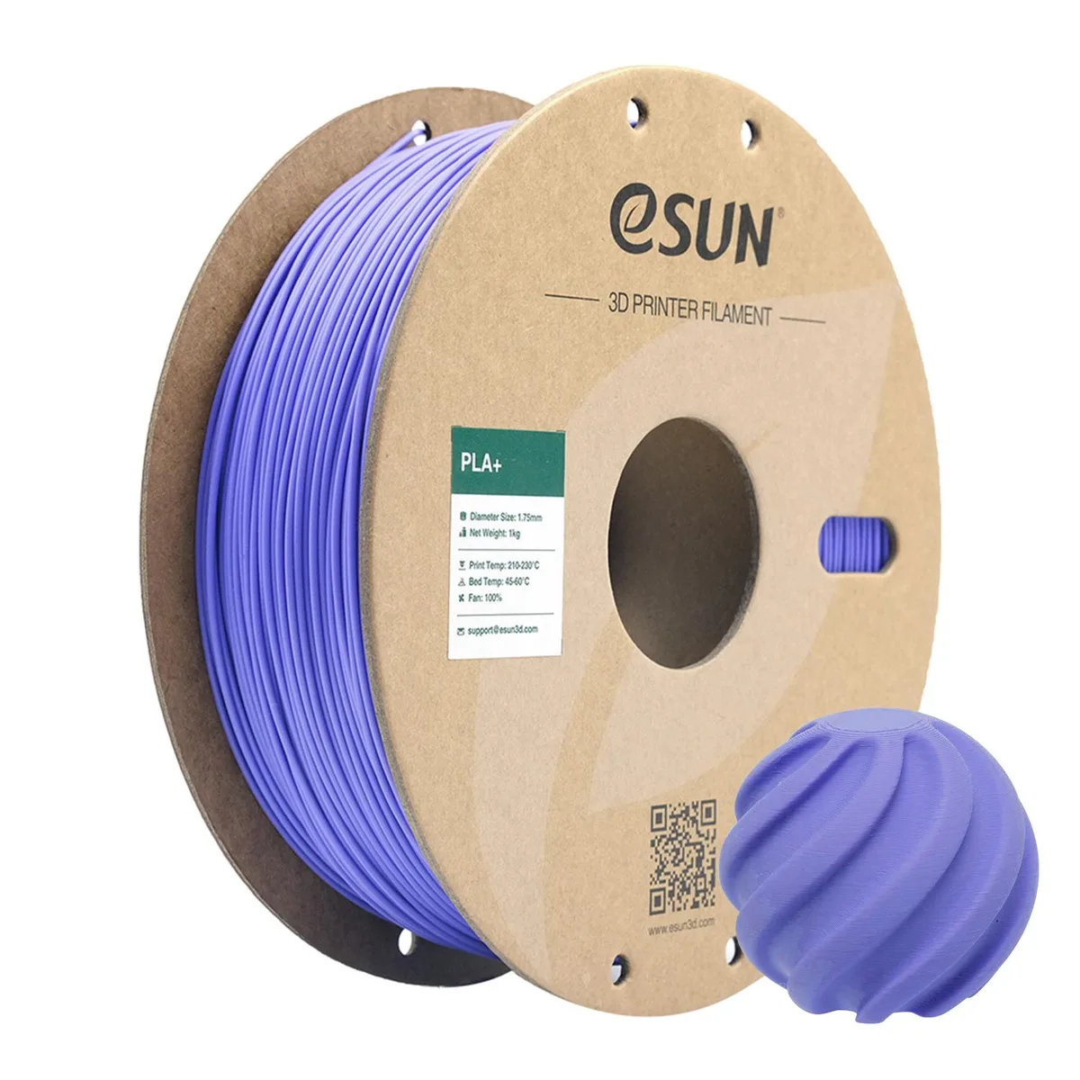 eSUN eSUN PLA+ Filament 1.75mm 1KG Very Peri — product photo