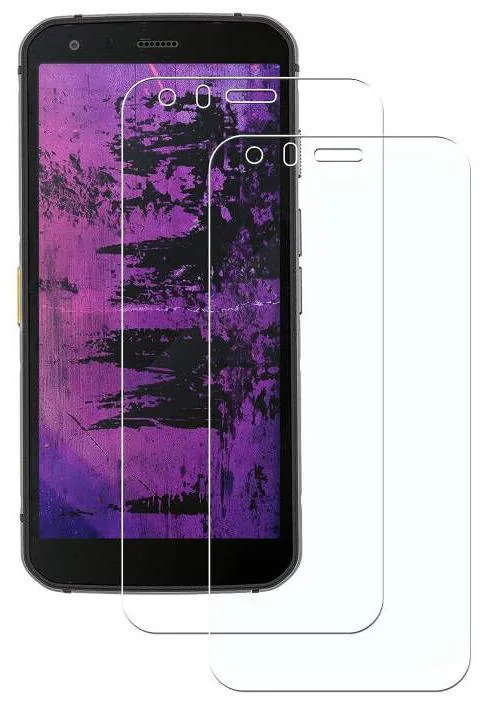 Nakedcellphone Nakedcellphone Tempered Glass Screen Protector Twin Pack Clear for CAT S62 Pro — product photo