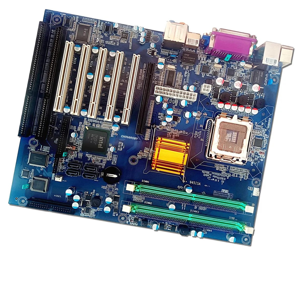Roby Technology Co., Limited Roby Technology Co., Limited 945GV ATX Motherboard 2 ISA 5 PCI Slots LGA775 Telephone — product photo