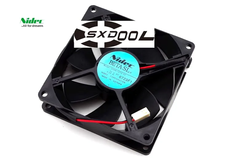 SXDOOL SXDOOL D09A-12TU03 90mm 12V 0.2A ball bearing case fan — product photo
