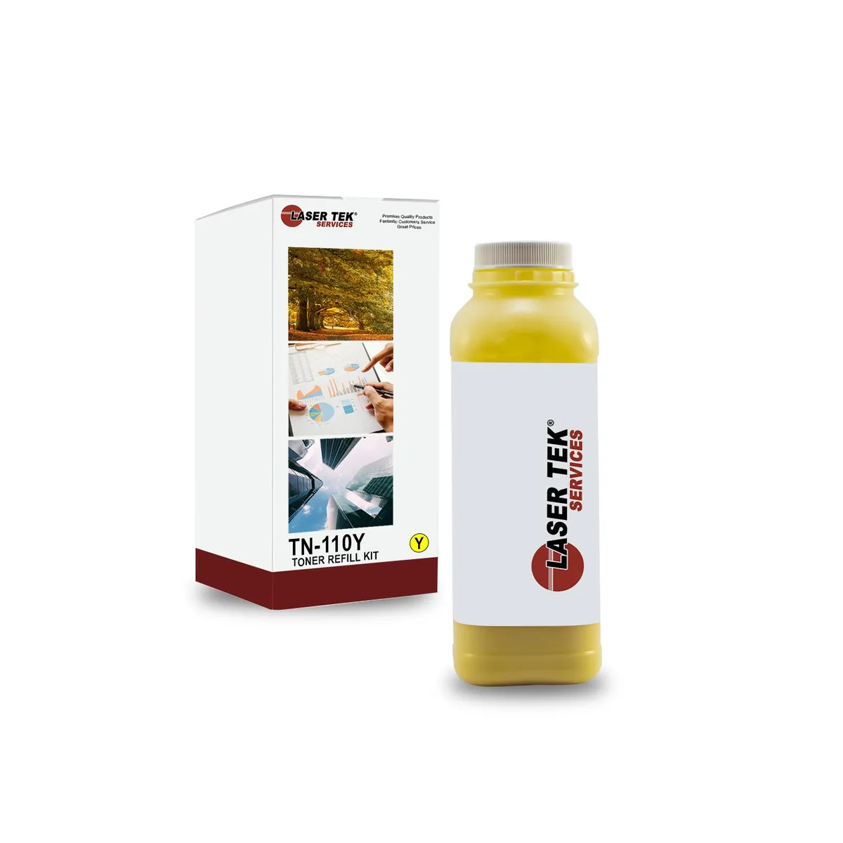 Laser Tek Services Laser Tek Services TN110 Yellow Toner Refill Kit — product photo