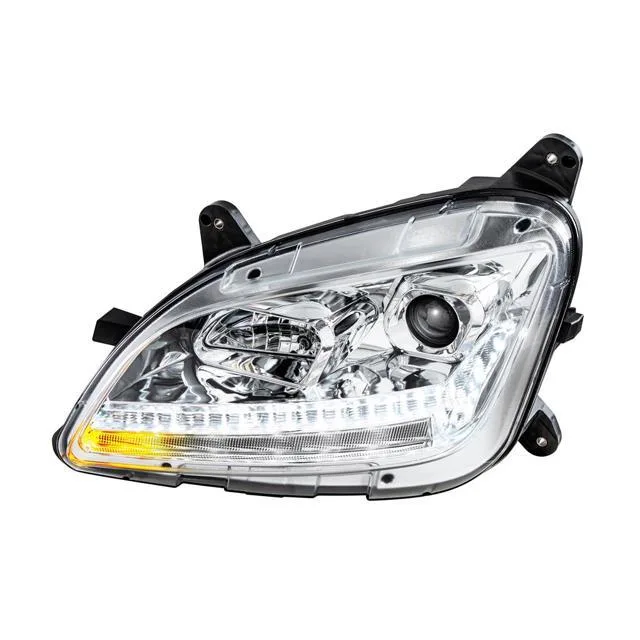 United Pacific Industries United Pacific 35779 Chrome Projection Headlight LED Sequential Turn DRL Driver 2011+ Peterbilt 579/587 — product photo
