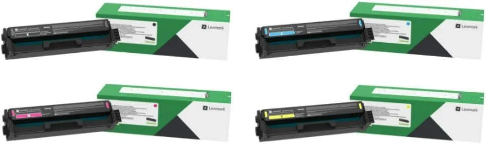 Lexmark Lexmark C3210 CMYK 4-Color Return Program Toner Cartridge Set 1500 Pages — product photo