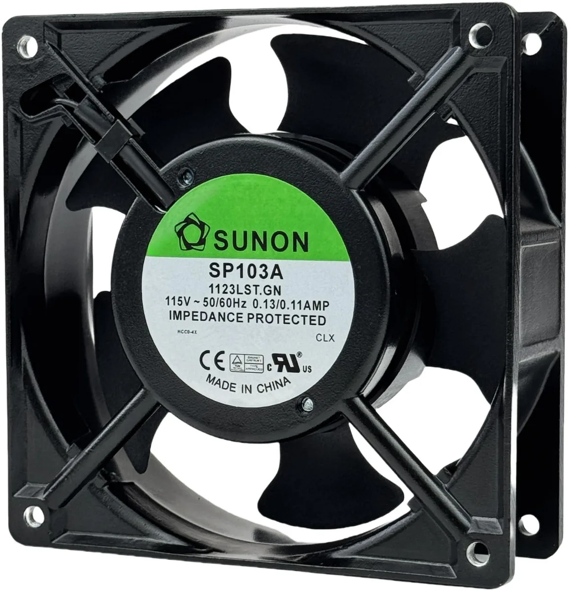 Vszerda Vszerda SP103A 1123LST.GN 120×38mm 115V 2300RPM 2-pin case fan — product photo