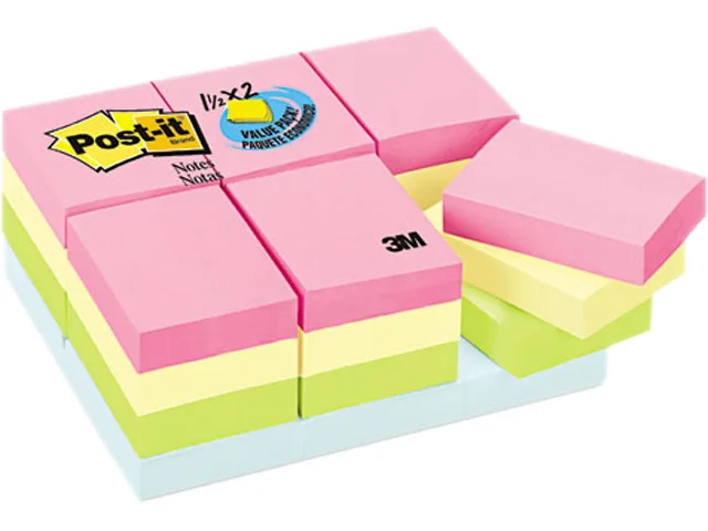 Post-it Post-it 653-24APVAD sticky note value pack 24 pads 100 sheets — product photo