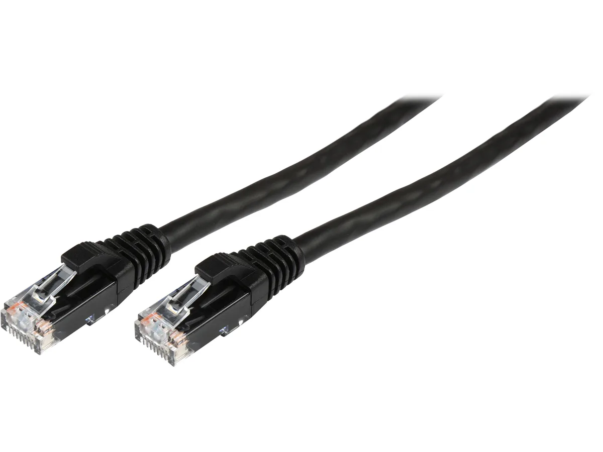 Cables To Go Cables To Go 27152 Cat6 network ethernet cable 7 ft 2.13 m black — product photo