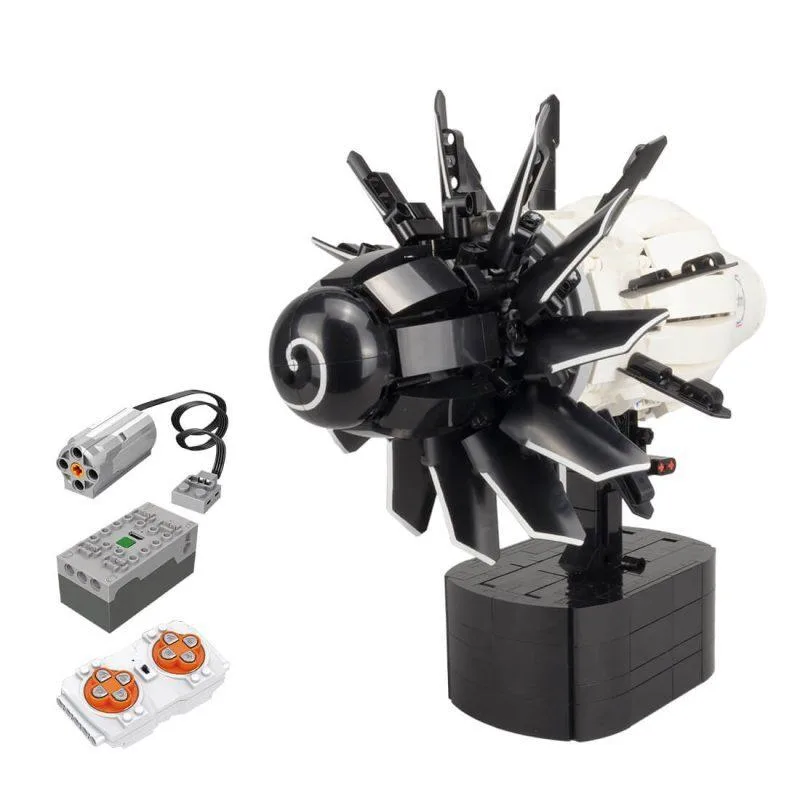 ZITIANYOUBUILD ZITIANYOUBUILD MOC-180038 CFM-RISE Open Rotor Engine 1283 Parts — product photo