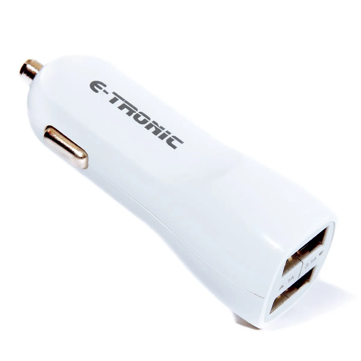 Etronic Etronic 3.1A 15W Dual-Port USB Car Charger White — product photo