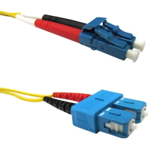 WELTRON WELTRON 90-1502-5M 16.40 ft LC/SC single-mode 9/125 µm yellow fibre optic cable — product photo