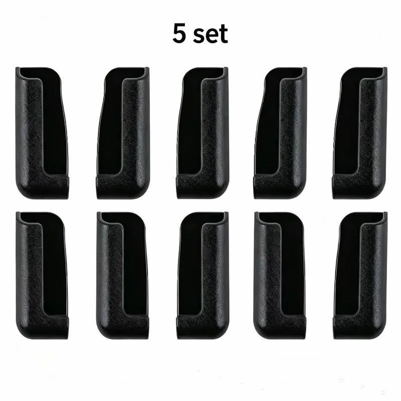  Multifunctional Car Phone Holder — 5 SET Black 65x28x18mm — product photo