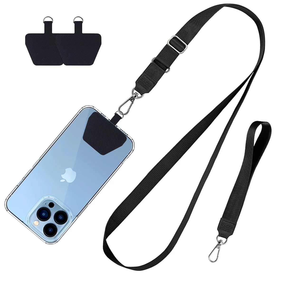  CACOE 06CPLYS Phone Lanyard Set Black — product photo