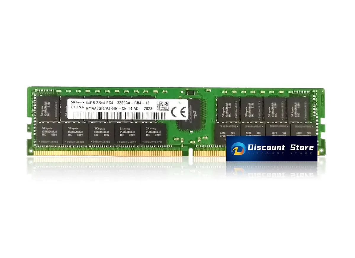 SK hynix SK hynix HMA42GR7MFR4N-TF 64GB 2Rx4 DDR4-3200 Registered server RAM — product photo