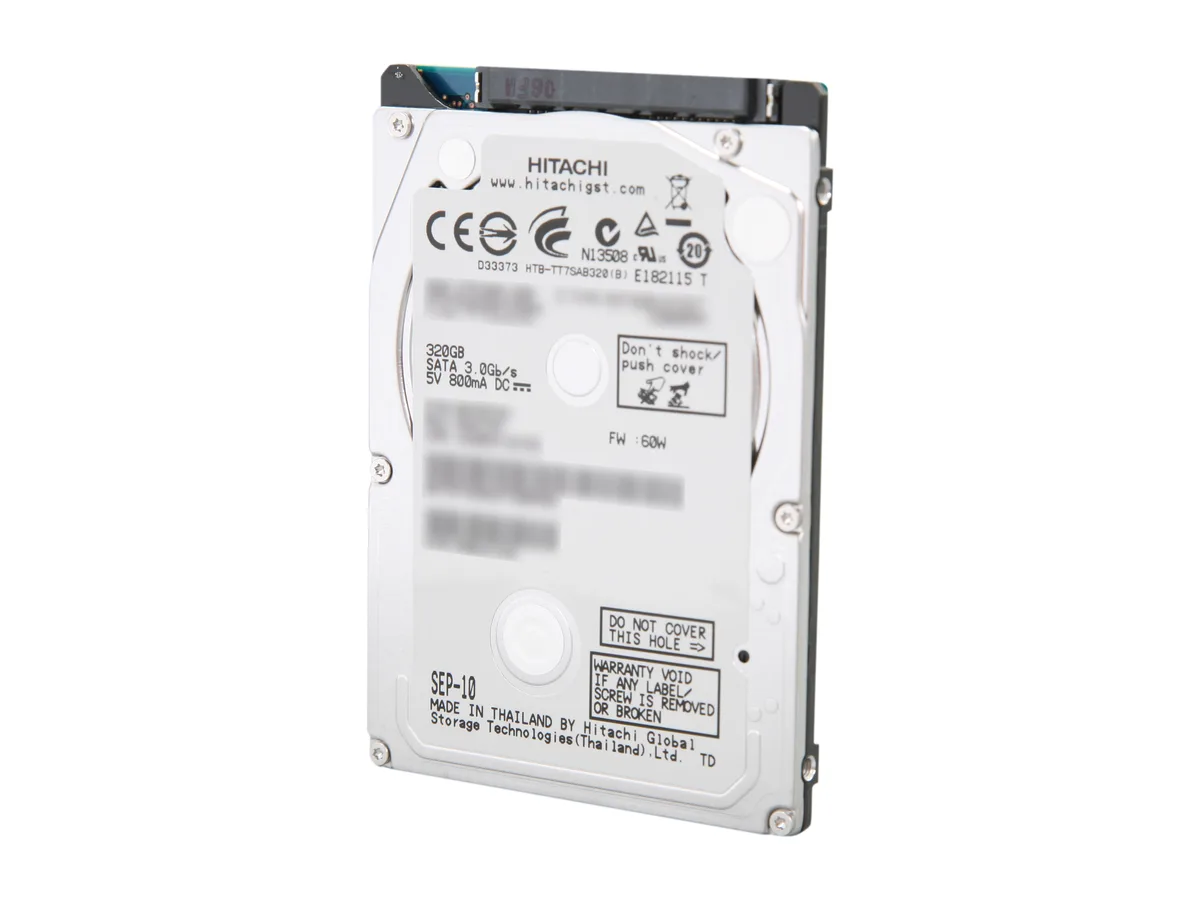 HGST HGST 0A78743 320GB 7200 RPM 16MB Cache SATA 2.5" 7mm laptop hard drive — product photo