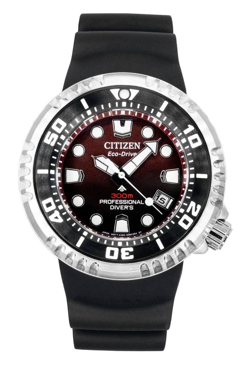 Citizen Citizen Promaster BN1024-01Z Red Dial Eco-Drive 300M Watch — product photo