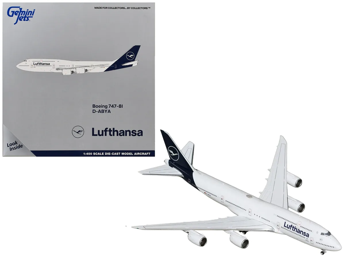 GeminiJets GeminiJets Boeing 747-8I Lufthansa D-ABYA 1/400 Diecast — product photo