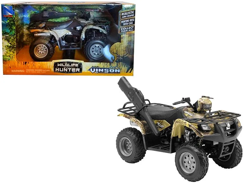 New Ray Toys New Ray Toys Suzuki Vinson 500 4x4 ATV Green 1/18 Diecast — product photo