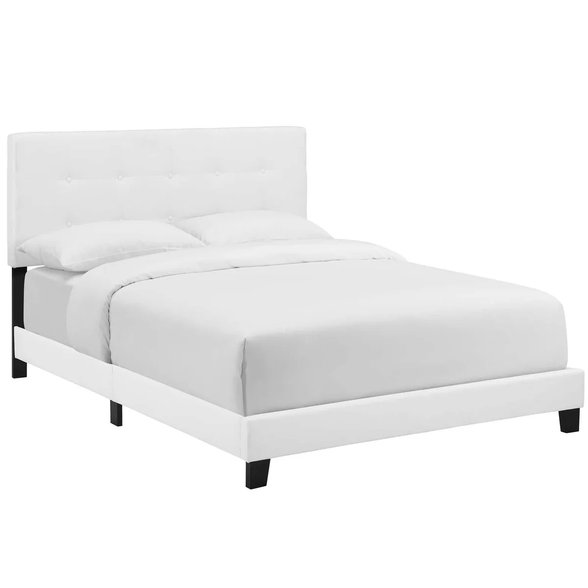 Modway Furniture Modway Furniture Amira Queen Upholstered Fabric Bed White — product photo