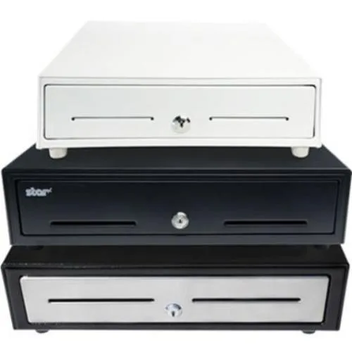 Star Micronics Star Micronics 37968040 Choice Cash Drawer Black Printer Driven 4 Bill 8 Coin — product photo