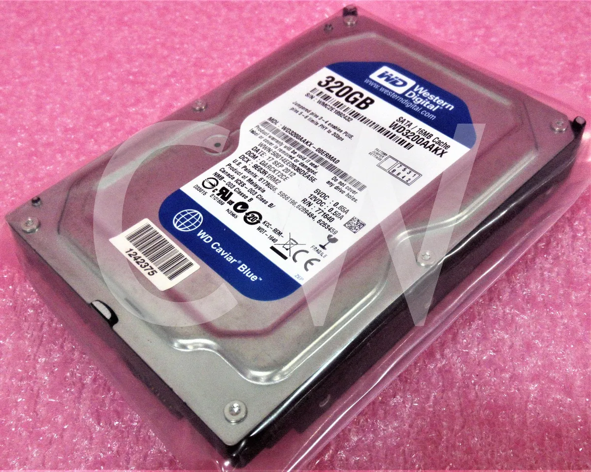 Western Digital Western Digital Caviar Blue WD3200AAKX 320GB 7200RPM 16MB 3.5" SATA internal hard drive — product photo