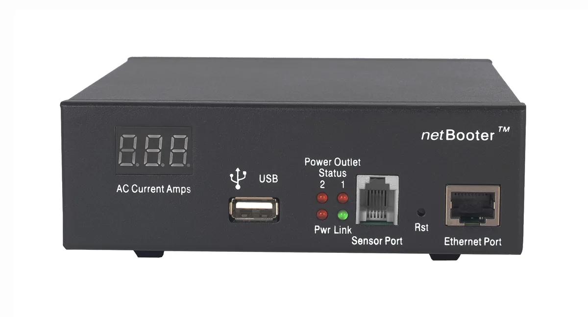 Synaccess Networks Synaccess Networks NP-0201DU 1U Switched Metered PDU 2 Outlets 120V 15A — product photo