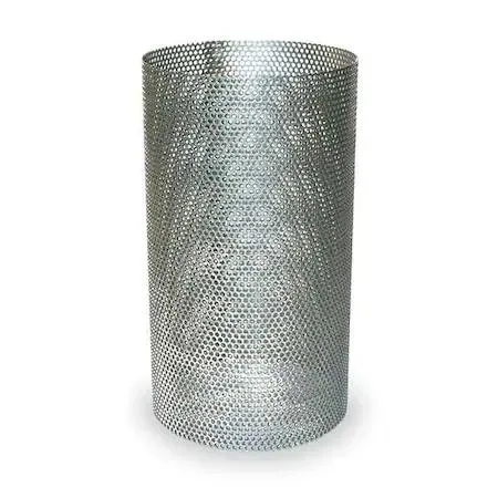 Mueller Steam Specialty 758 N perforated strainer screen 304 stainless steel silver finish
