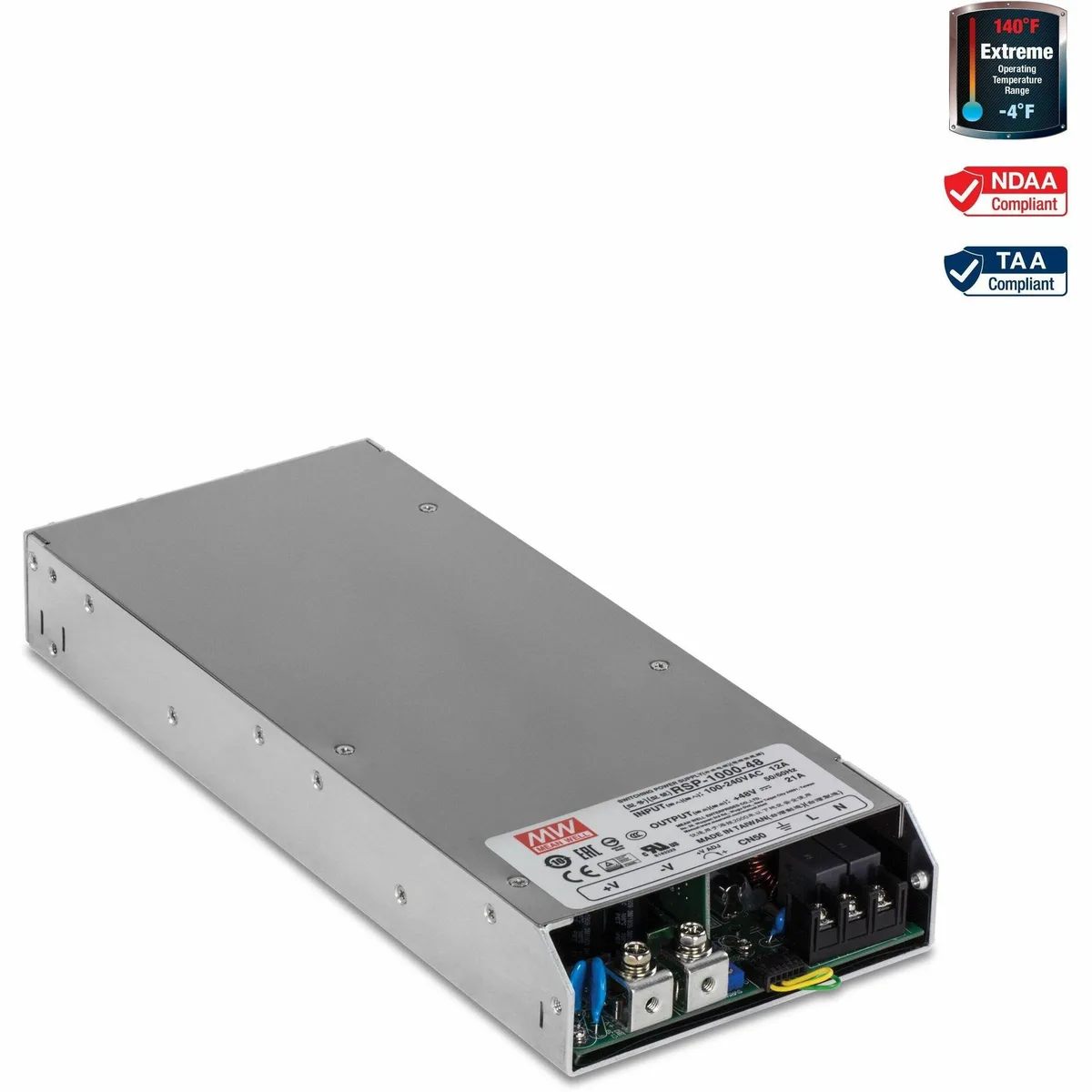 TRENDnet TRENDnet TI-RSP100048 1000W 48V DC 21A server power supply — product photo