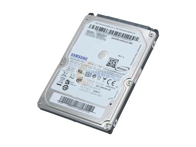 SAMSUNG SAMSUNG HM250HI 250GB 5400 RPM 8MB SATA 3.0Gb/s 2.5" laptop hard drive — product photo