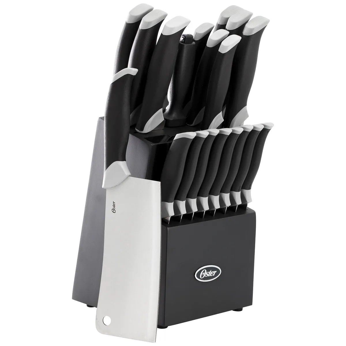 OSTER Oster Lindbergh 22 Piece Stainless Steel Cutlery Set Black — product photo