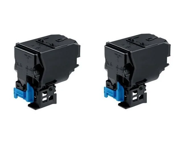 SuppliesMax SuppliesMax Compatible Black Toner Cartridge 2-Pack 6000 Pages for Konica Minolta bizhub C25 (TNP27K) — product photo