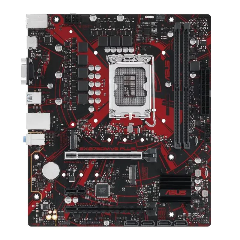 ASUS ASUS EX-B760M-V5 PLUS Intel B760 LGA 1700 mATX DDR5 motherboard — product photo
