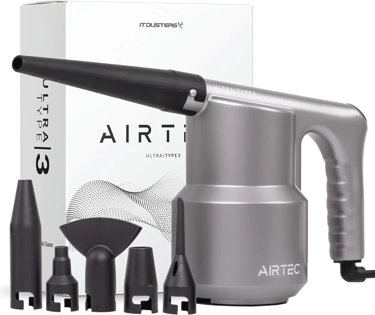 AUTO-VOX AirTec Type 3 Electric Air Duster 350W 60mph 1.5lb 6.5ft — product photo