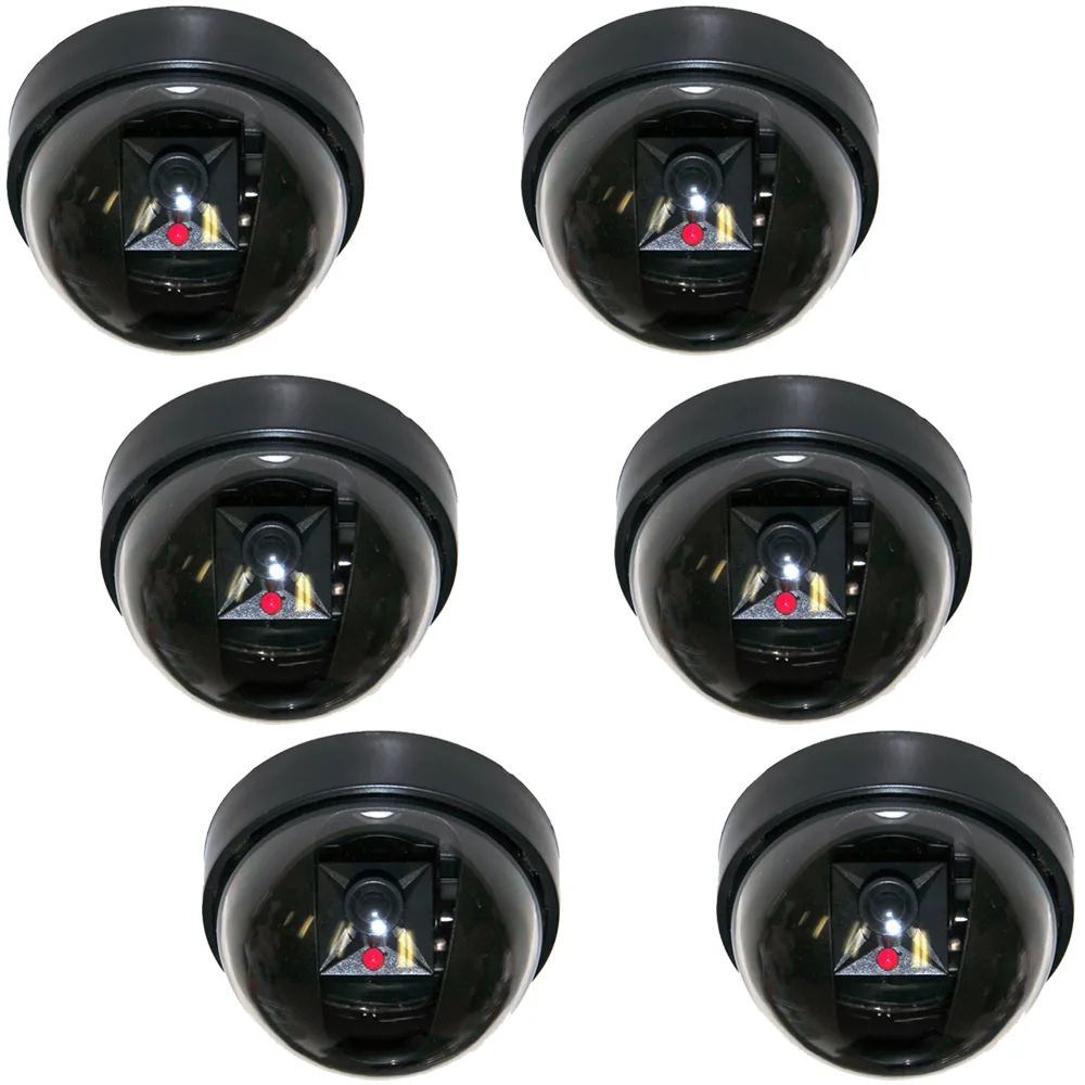 VideoSecu VideoSecu DMY03D6-N1 6-pack dummy dome CCTV camera black — product photo