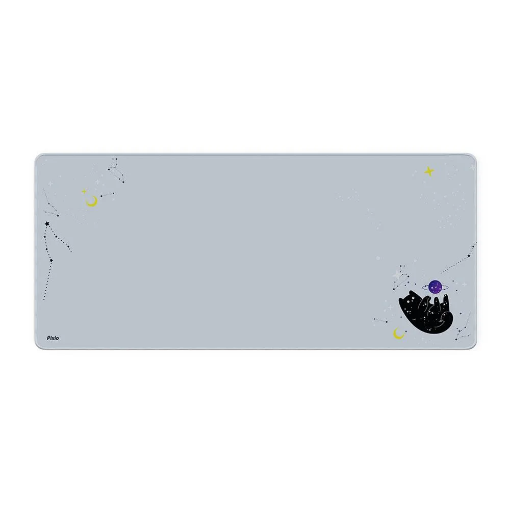 Pixio Pixio PXMP001XXL mouse pad 35.4 x 15.7 inch Space Kitty Cat Blue — product photo